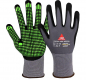 Preview: PADUA GRIP GREEN, Montagehandschuh aus Nylon/Nitrilschaum, grau/schwarz/grün - HASE - 508150G